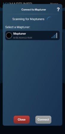 Connect Maptuner To Smartphone – Maptuner